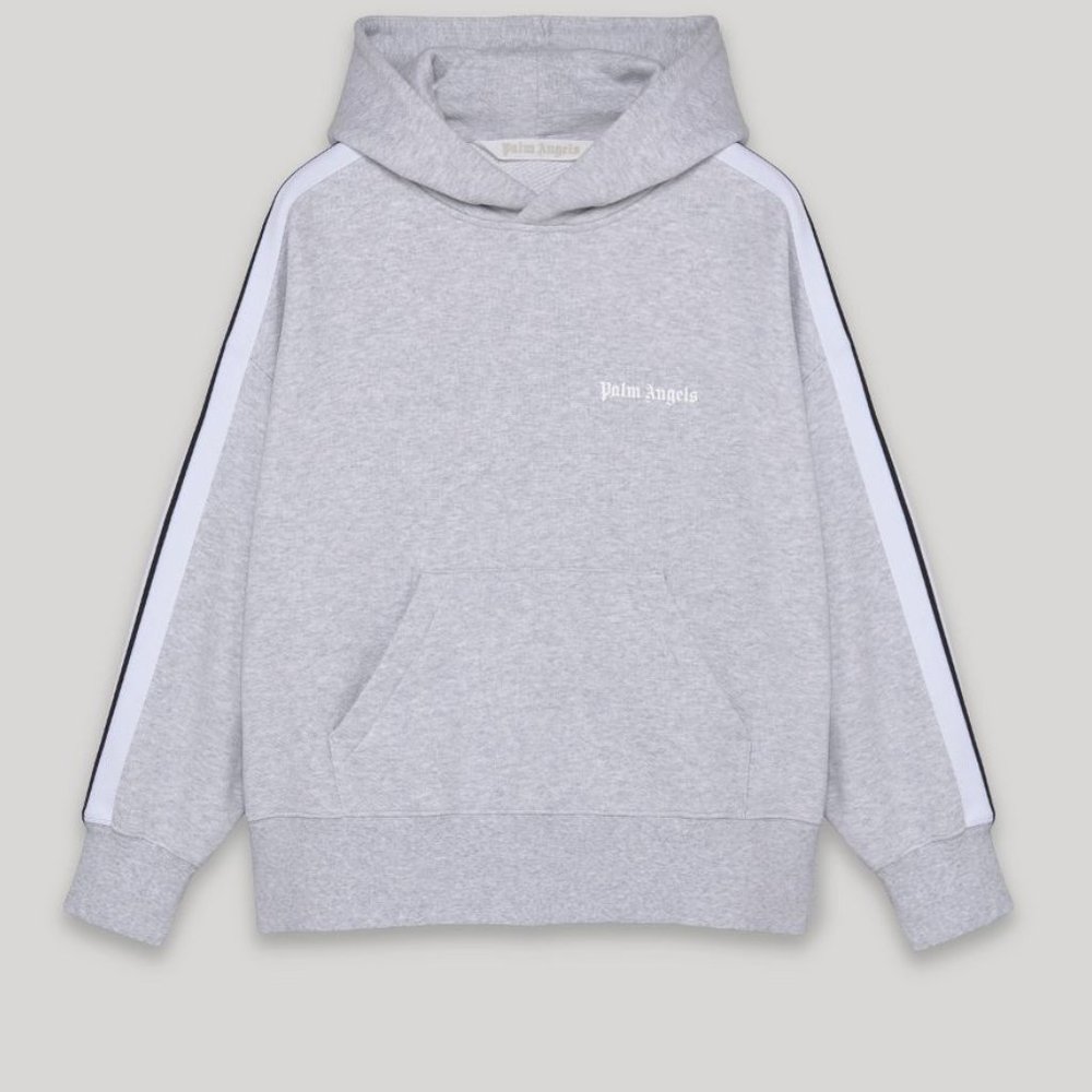 Palm Angels Grey Track Hoodie